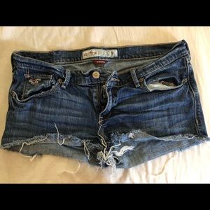 Hollister jean shorts